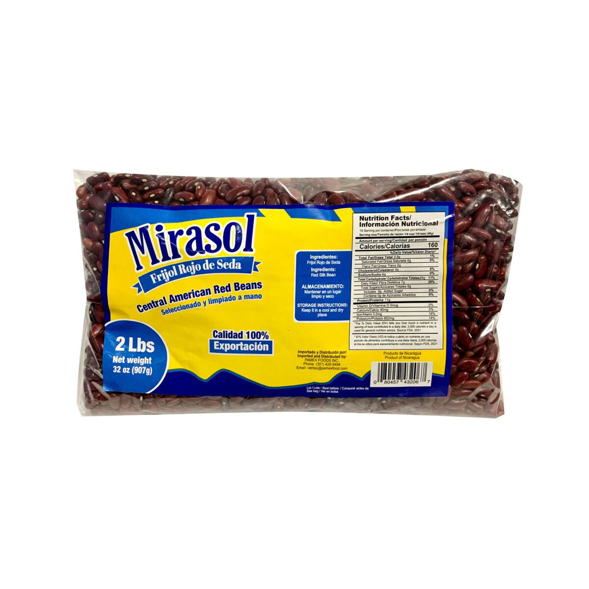 Mirasol Central American Red Beans PamexFoods